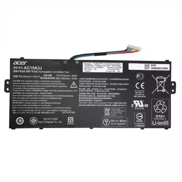 Bateria para portátil ACER AC15A3J