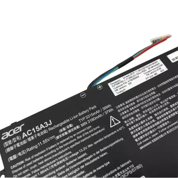 Bateria para portátil ACER AC15A3J - Image 3