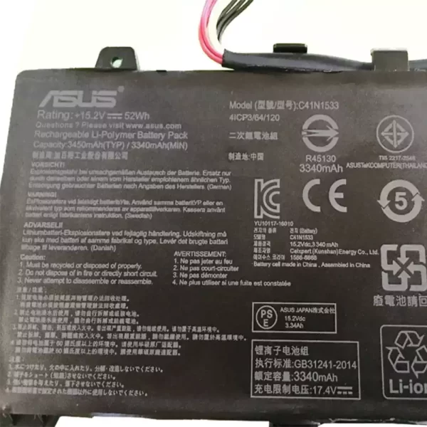 Bateria para portátil ASUS C41N1533 - Image 3