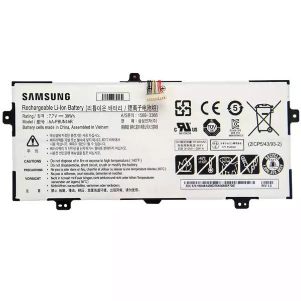 Bateria para portátil SAMSUNG NP900X5L