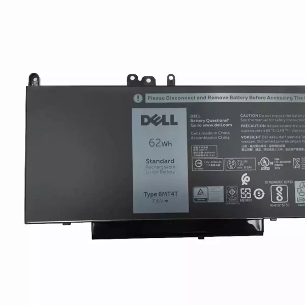 Bateria para portátil Dell  6MT4T - Image 3