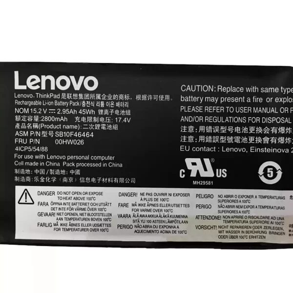 Bateria para portátil LENOVO ThinkPad Yoga 260 - Image 3