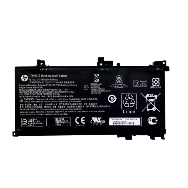 Bateria para portátil HP TE04XL