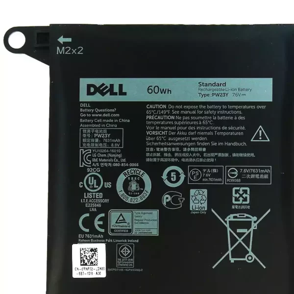 Bateria para portátil DELL PW23Y - Image 3