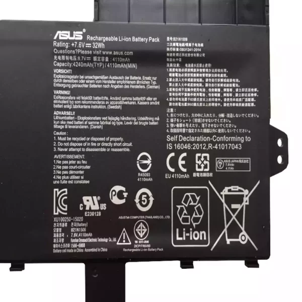 Bateria para portátil ASUS Eeebook E502M - Image 3