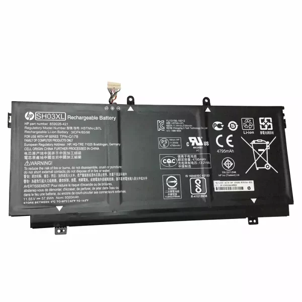 Bateria para portátil HP TPN-Q178