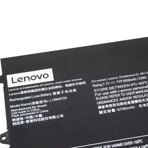 Bateria para portátil LENOVO L15M4P20 - Image 3