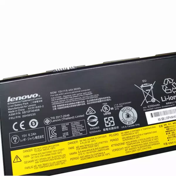 Bateria para portátil LENOVO ThinkPad P70 - Image 3