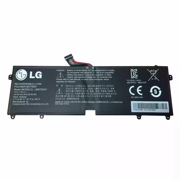 Bateria para portátil LG LBG722VH