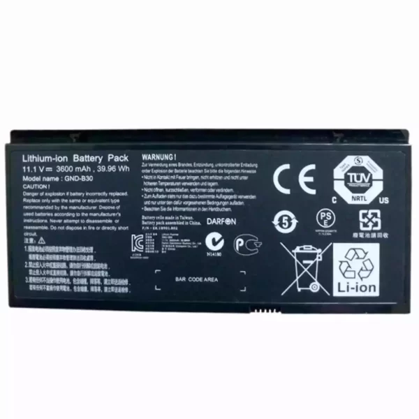 Bateria para portátil GIGABYTE GND-B30