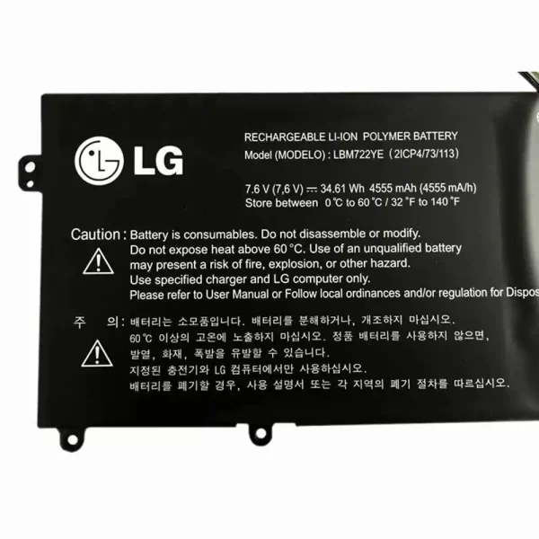 Bateria para portátil LG LBM722YE - Image 2