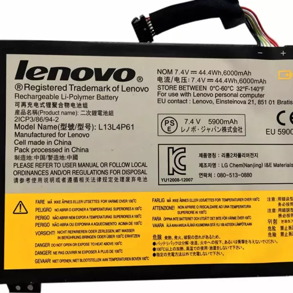 Bateria para portátil LENOVO L13L4P61,L13M4P61 - Image 3