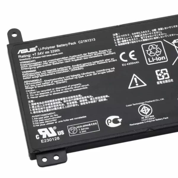 Bateria para portátil ASUS C21N1313 - Image 3