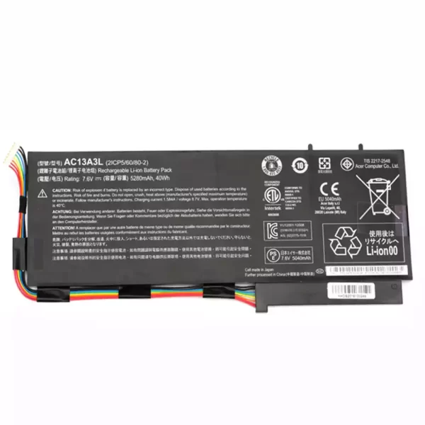 Bateria para portátil ACER AC13A3L