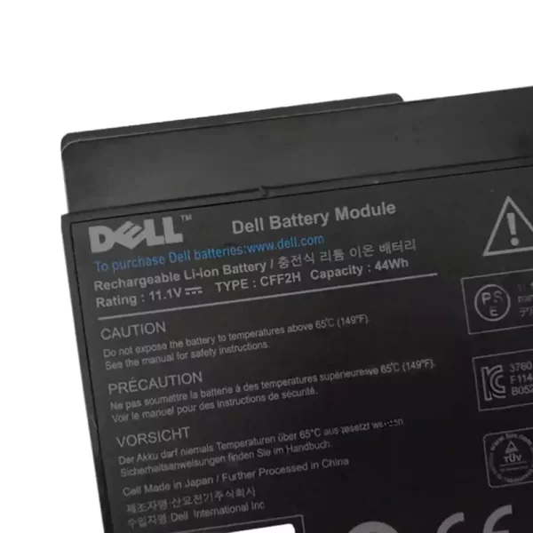 Bateria para portátil DELL CFF2H - Image 3