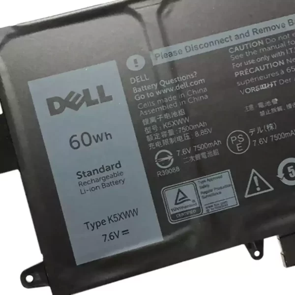 Bateria para portátil DELL Latitude 12 5285,latitude 5289 - Image 3