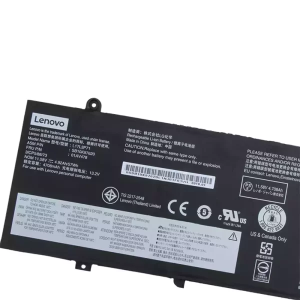 Bateria para portátil LENOVO ThinkPad T480s - Image 3