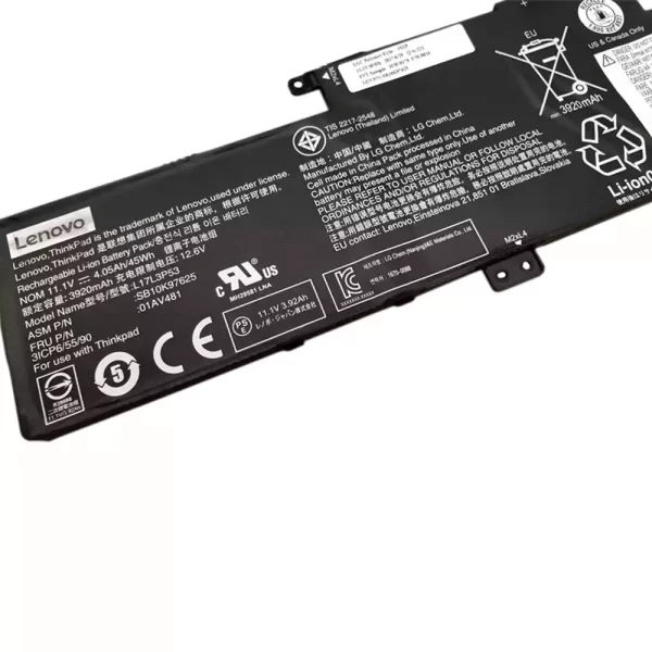 Bateria para portátil LENOVO ThinkPad S2 2018,ThinkPad L380 - Image 3