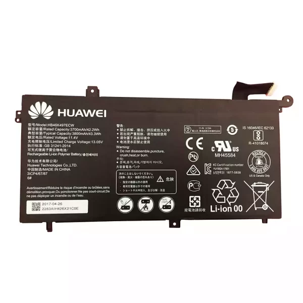 Bateria para portátil HUAWEI HB46K497ECW