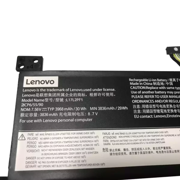 Bateria para portátil LENOVO L17L2PF1 - Image 3