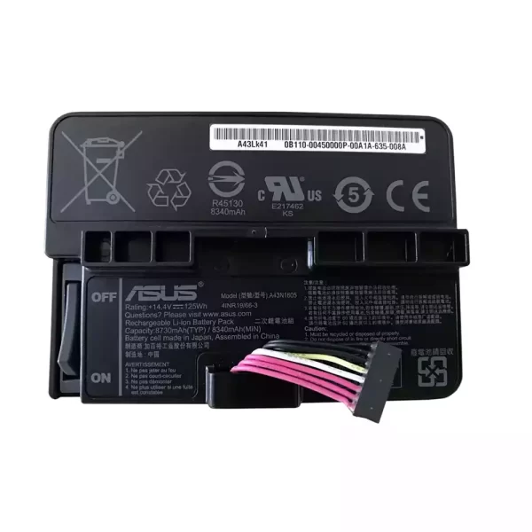 Bateria para portátil ASUS A43N1605