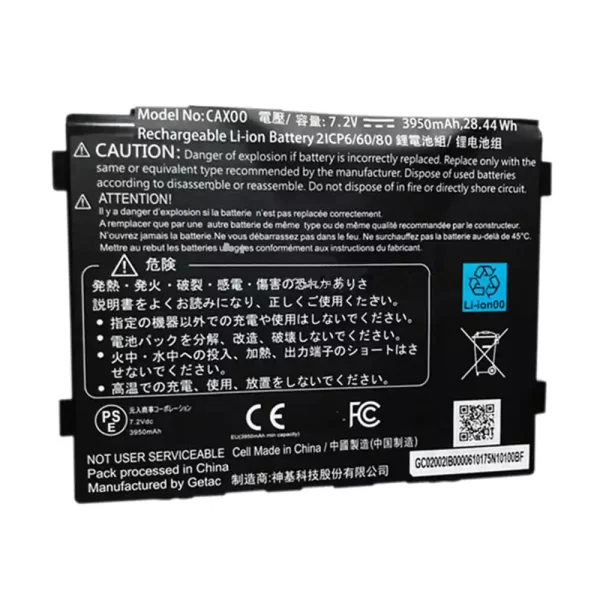 Bateria para portátil Getac CAX00,CAXOO