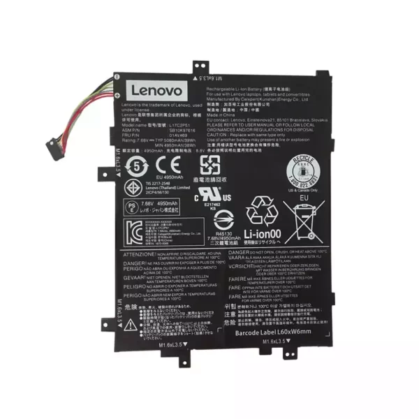 Bateria para portátil LENOVO L17C2P51,L17S2P51