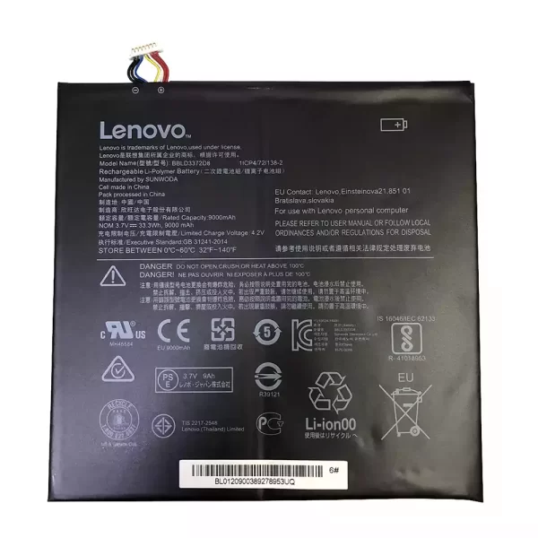 Bateria para portátil LENOVO IdeaPad Miix 320-10ICR,Miix 325-10ICR