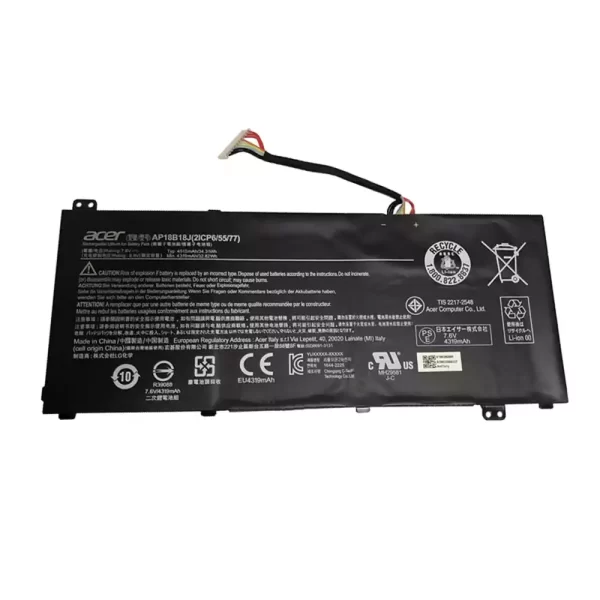 Bateria para portátil ACER AP18B18J