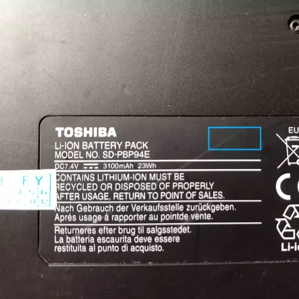 Bateria para portátil TOSHIBA SD-PBP94E - Image 3