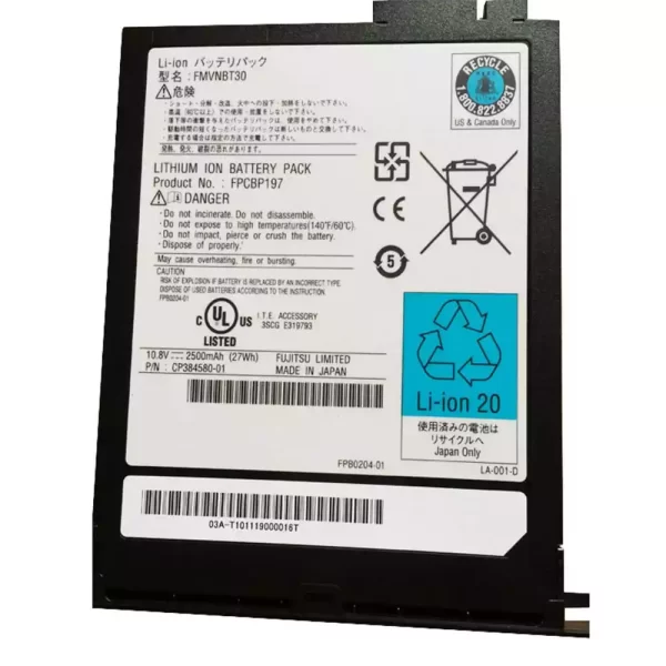 Bateria para portátil Fujitsu FPCBP197,FMVNBT30 - Image 3