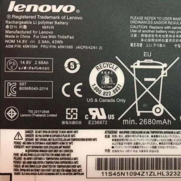 Bateria para portátil LENOVO S230U - Image 3