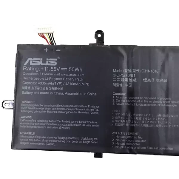 Bateria para portátil ASUS C31N1816 - Image 3