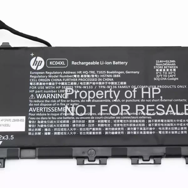 Bateria para portátil HP KC04XL - Image 2