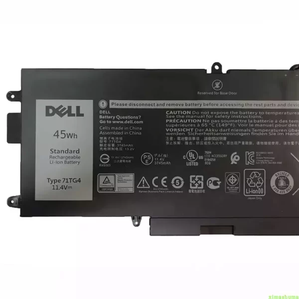 Bateria para portátil DELL 71TG4 - Image 3