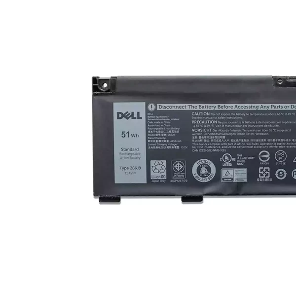 Bateria para portátil DELL 266J9 - Image 3