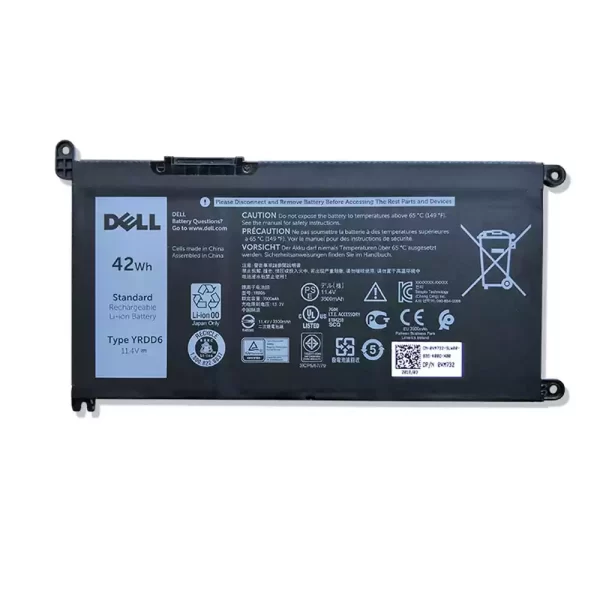 Bateria para portátil DELL Inspiron 14 3400 5488 5480 5482 5485 5493 5584 5593