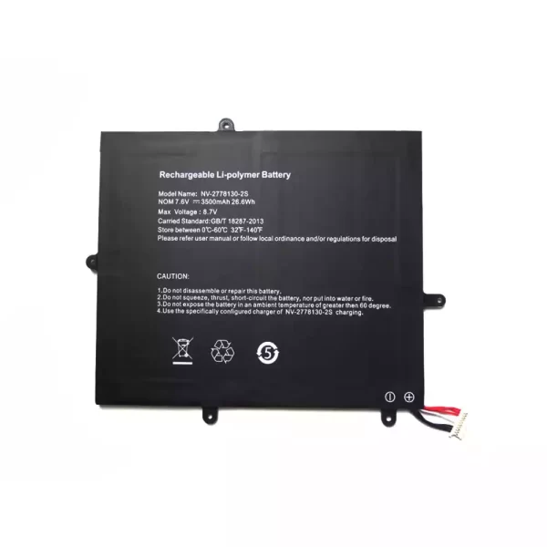 Bateria para portátil NV-2778130-2S,JUMPER Ezbook X1