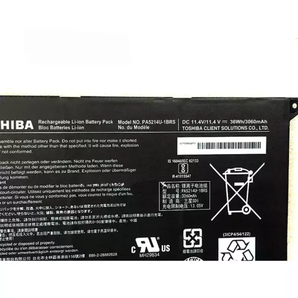 Bateria para portátil TOSHIBA Portege WT20-B, Portege Z20T-B, Portege Z20T-C - Image 3