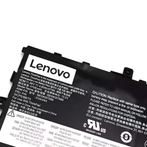 Bateria para portátil LENOVO 01AV494,SB10K97586 - Image 3