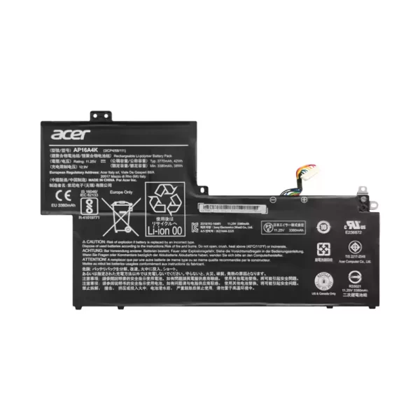 Bateria para portátil ACER AP16A4K