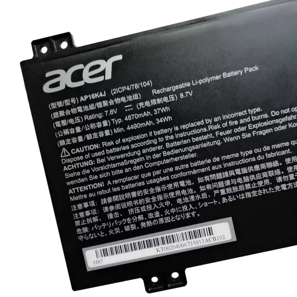 Bateria para portátil Acer AP16K4J - Image 3