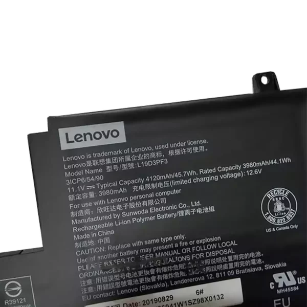 Bateria para portátil LENOVO L19D3PF3 - Image 2