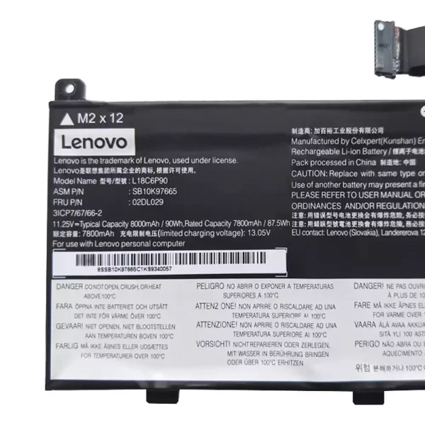 Bateria para portátil LENOVO ThinkPad P53 - Image 3