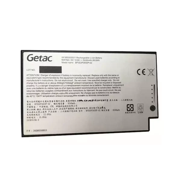 Bateria para portátil GETAC BP3S3P3450P-02,441880000001