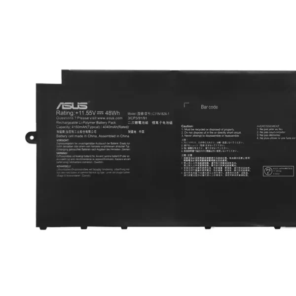 Bateria para portátil ASUS C31N1824-1 - Image 3