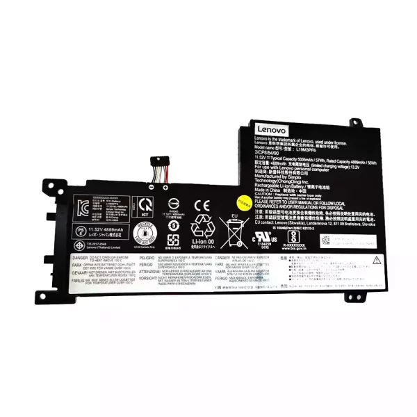 Bateria para portátil LENOVO L19L3PF2 L19M3PF6