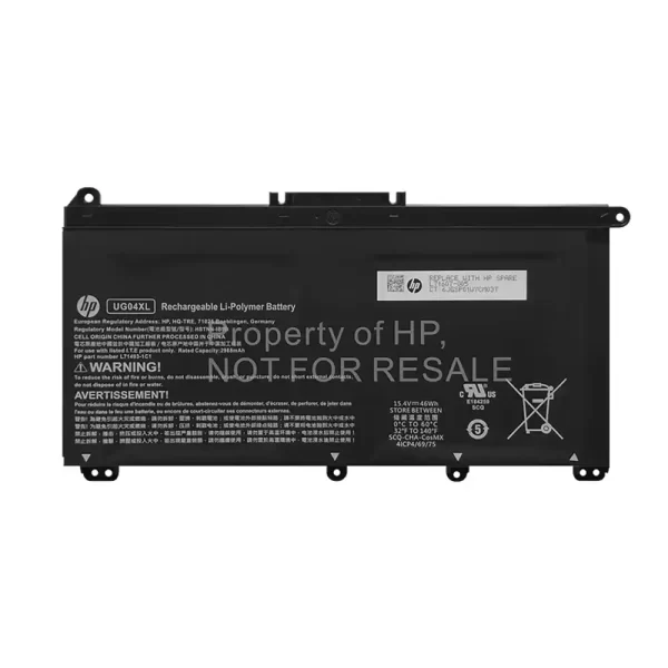 Bateria para portátil HP UG04XL