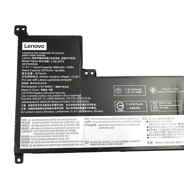 Bateria para portátil LENOVO SB10W89837,5B10W89839 - Image 3