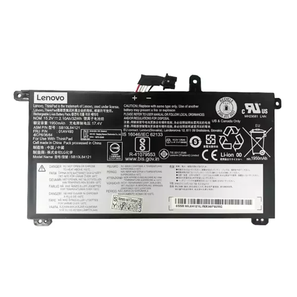 Bateria para portátil LENOVO Thinkpad T570 T580 P51S P52S